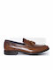 Δερμάτινα Ανδρικά Loafers σε Ταμπά Χρώμα