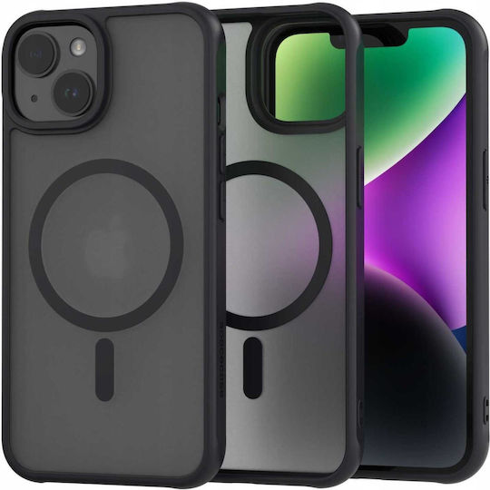 Spacecase Husă Hybrid Back Cover Compatibilă Cu Magsafe Plastic Negru iPhone 14