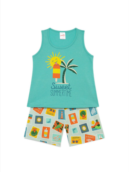 Minerva Kids Nightwear Summer Orange Carte Postale
