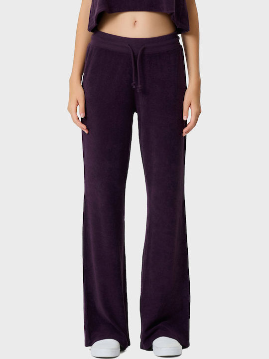 Dirty Laundry Παντελόνι Φόρμας Dark Red