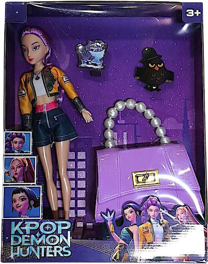 K-pop Demon Hunters Rumi Păpușă 35cm cu Geantă Mov 51403-2