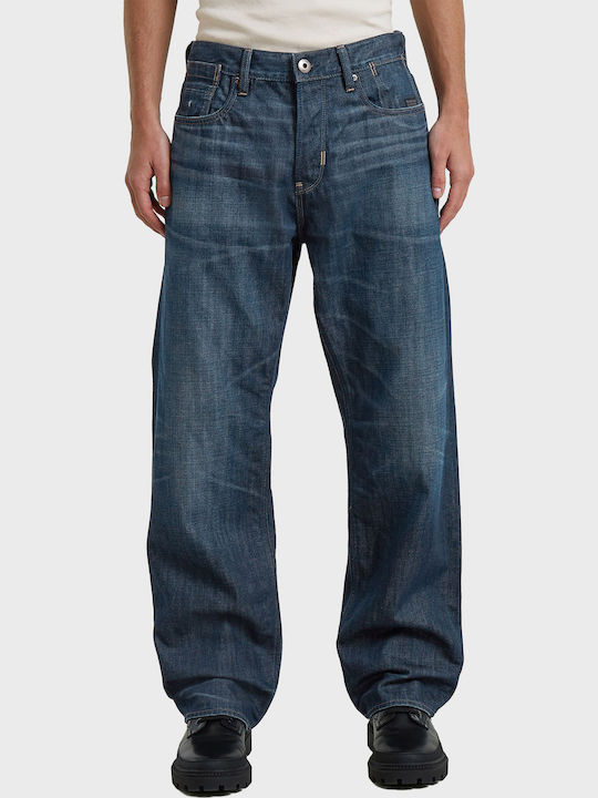 Men's Jeans Pants With Relaxed Straight Fit Blue