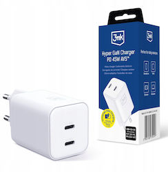3MK Φορτιστής Χωρίς Καλώδιο GaN με 2 Θύρες USB-...