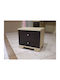 Wooden Brown Kids Bedside Table 50x39x45cm