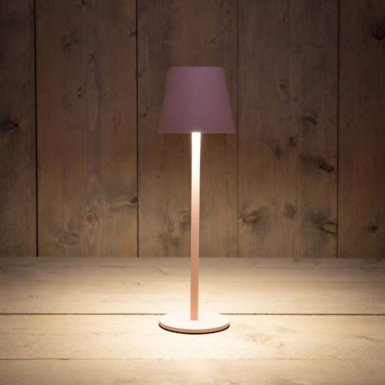 Anna's Collection Tischlampen mit Rosa Hut und Basis