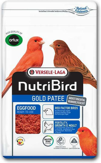 Versele Laga Nutribird Gold Patee Red Factor Birds Red Eggfood Canaries 10kg