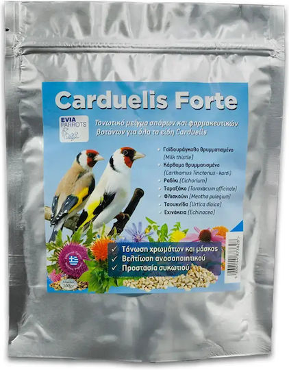 Evia Parrots Carduelis Forte – Τονωτικό Μείγμα Σπόρων Φαρμακευτικών Βοτάνων 1kg