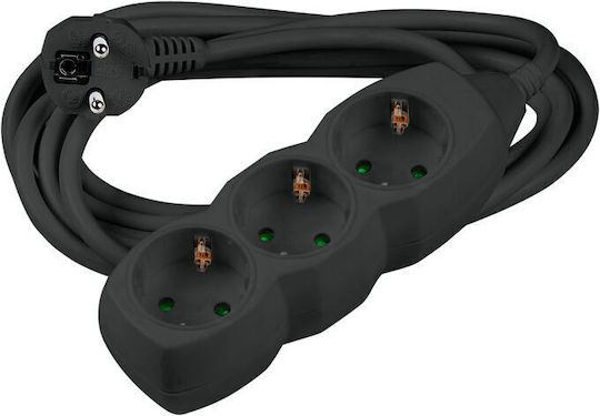 Technik Steckdosenleiste 3 Steckdosen mit 3m Kabel