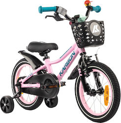 Karbon Bicicletă Copii BMX Roz 14"