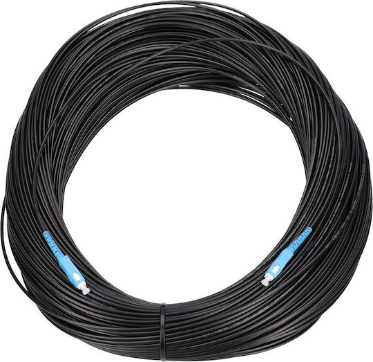 Extralink Flaches Fiber-Optik-Kabel SC/UPC-SC/UPC 40m