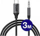 Buddi Flex USB 2.0 Cable USB-C Male - 3.5mm Black 3m