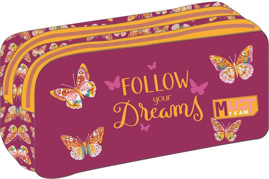 Must Team Butterfly Follow Your Dreams Κασετίνα Βαρελάκι