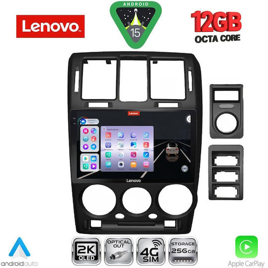 Lenovo Ηχοσύστημα Αυτοκινήτου για Hyundai Getz 2002-2011 (Bluetooth/USB/WiFi/GPS/Apple-Carplay/Android-Auto) με Οθόνη Αφής 9"