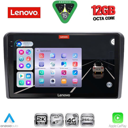 Lenovo Ηχοσύστημα Αυτοκινήτου για Hyundai H-1 2007-2020 (Bluetooth/USB/WiFi/GPS/Apple-Carplay/Android-Auto) με Οθόνη Αφής 9"