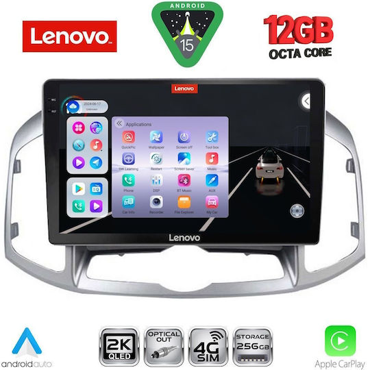 Lenovo Car Audio System for Chevrolet Captiva 2012-2018 Bluetooth USB WiFi GPS Apple CarPlay Android Auto with 10" Touch Screen