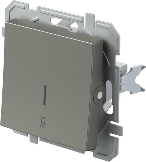 Μπουτόν Φως 02 10A 250V Ti XO Logiq
