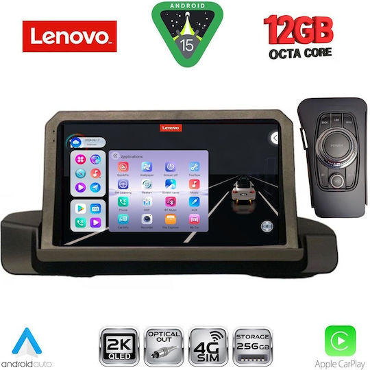 Lenovo Car Audio System for BMW Series 3 2005-2012 Bluetooth USB WiFi GPS Apple CarPlay Android Auto with 9" Touch Screen