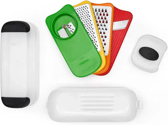 OXO Good Grips Răzătoare de Brânză din Oțel Inox cu Container