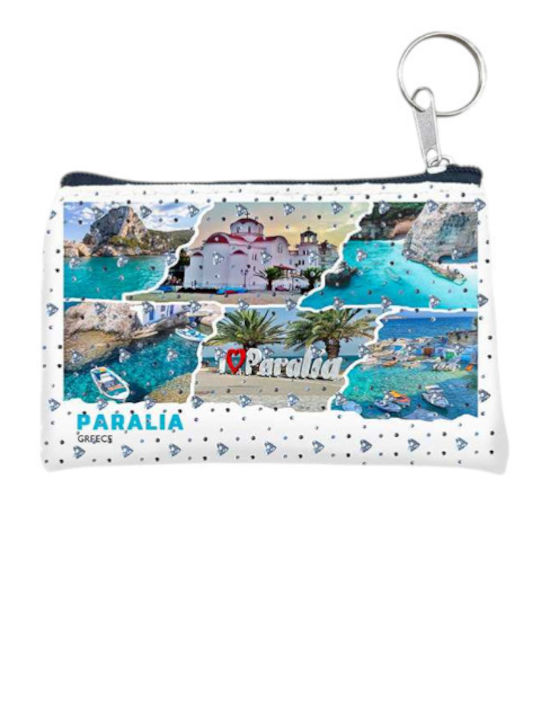 Wallet Souvenir Keychain Set 10pcs PVC Paralia 11*7cm 871729