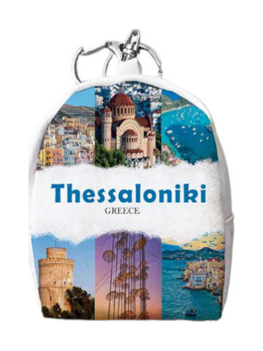 Wallet Souvenir Keychain Mini Set 10pcs PVC Thessaloniki 7*9*4.5cm 871785