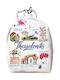 Wallet Souvenir Keychain Mini Set 10pcs PVC Thessaloniki 7*9*4.5cm 871784