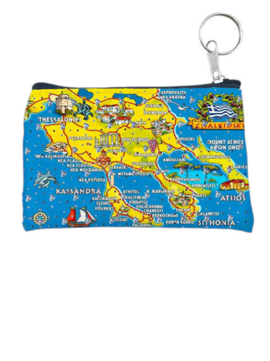 Πορτοφόλι Souvenir Μπρελόκ Σετ 10pcs Pvc Chalkidiki 11*7cm 871722