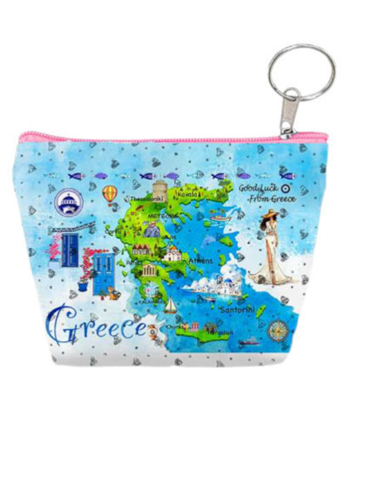 Πορτοφόλι Souvenir Μπρελόκ Mini Σετ 10pcs Pvc Greece 11*7*4cm 871819