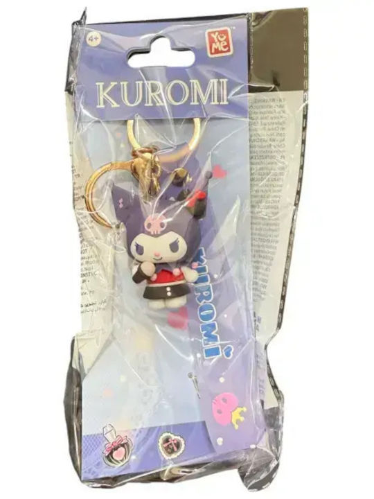 Sanrio Kuromi Cute Outfit Series Keychain Hand Strap Outdoor Time Kuromi