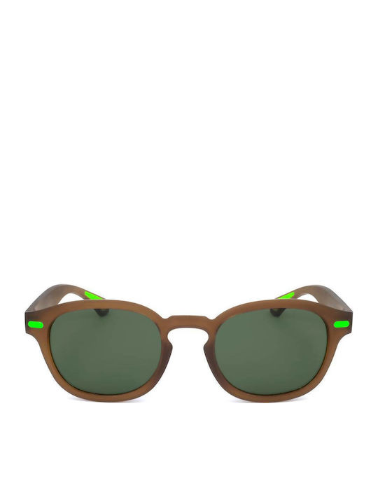 Lotto Unisex Sunglasses with Brown Frame and Gr...