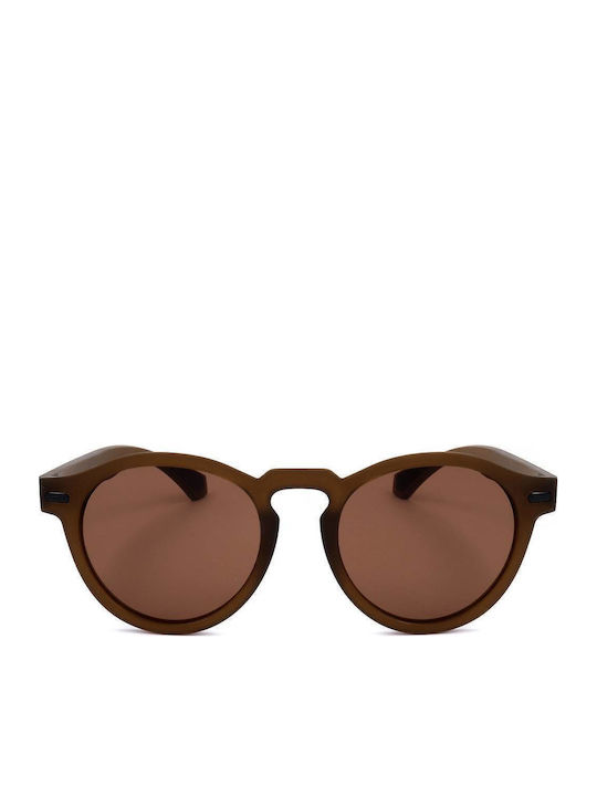 Lotto Unisex Sunglasses with Brown Frame and Br...
