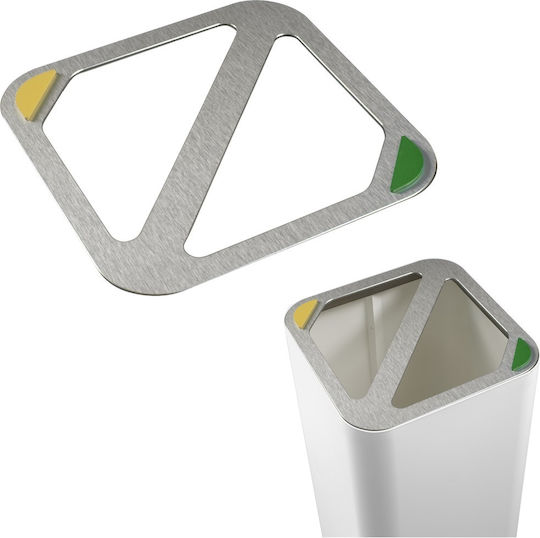 Husă Găleată 30x30cm Compartiment Dublu Reciclare Satin Stil-casa Italy