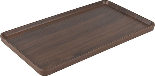 Πιατέλα Μελαμίνης Ορθογώνια Ξύλου Grove 35x20x2cm Gtsa 28-1790