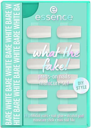 Essence Tips Νυχιών σε Λευκό Χρώμα 6τμχ