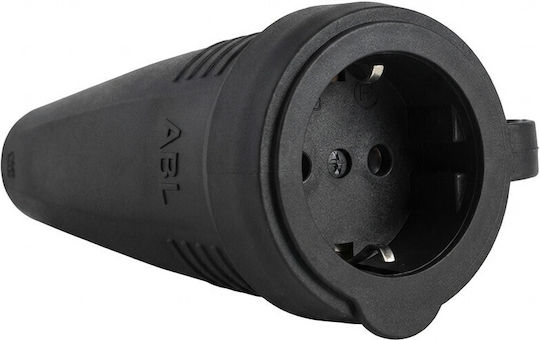 Schuko Plugs Abl 100000049 Original Schuko Rubber TPE Black Sleeve IP44