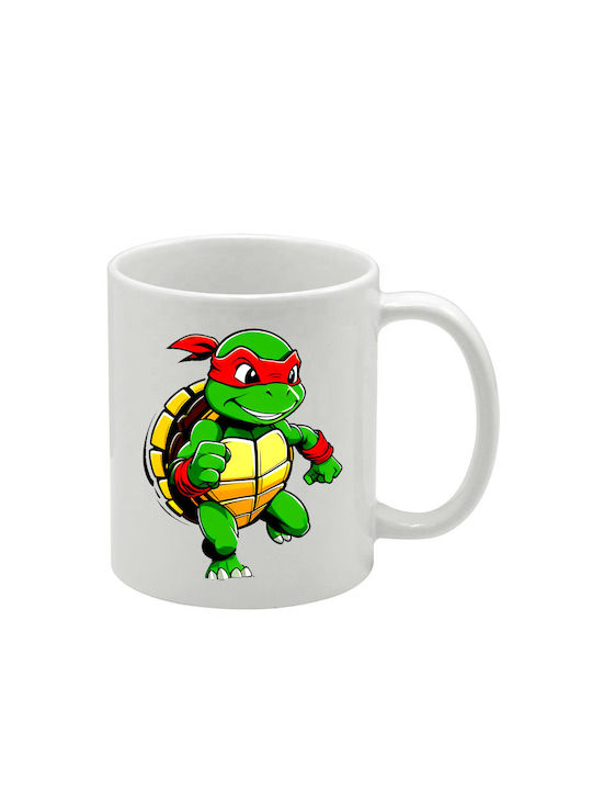 Weiße Tasse Teenage Mutant Ninja Turtles