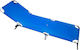 Beach Sunbed Blue Folding Metal