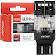 AMiO Autolampe W21/5W Canbus LED 6500K Kaltes Weiß 12V 66W