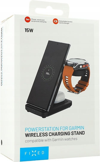Fixed Зарядно за Часовник Garmin Черен