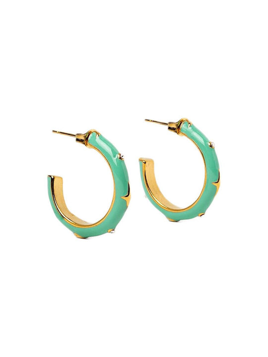 Tiffosi Earrings Made Of Turquoise Steel