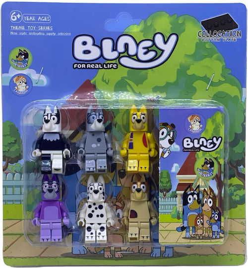 Bluey Jucărie Miniatură Bluey pentru 6+ Ani