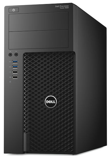 Dell Precision 3620 Überarbeitet Grade A (Kern i7-6700/16GB/256GB SSD/Kein Betriebssystem)