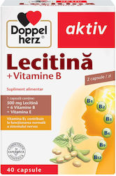 Lecithin Vitamin B + Vitamin E 40 Tablets Doppelherz