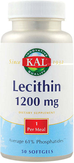 Secom Lecithin 1200mg Kal 50 Capsules Secom