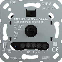 Comutator Gira 247200 Controler Temperatură Cameră 230v 1ö 1s