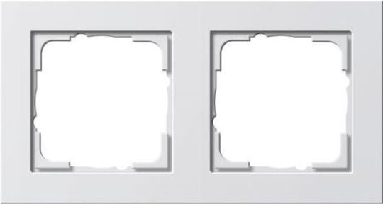 Gira Switch Frame 2 Positions Vertical Placement In White Colour 021222