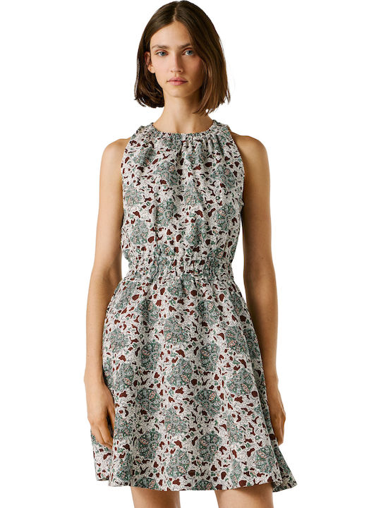 Summer Mini Dress Hydro Green