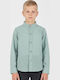 Kids Long-Sleeved Shirt Pistachio