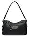 Leder Damen Handtasche Schulter Handtasche Schwarz