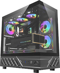 Darkflash DS950 Gaming Mini Tower με Πλαϊνό Παράθυρο