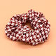 Scrunchies Pied De Poule Elastic Pentru Păr Roșu